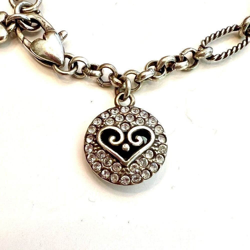 BRIGHTON Crystal Heart Dangle Bracelet - Picture 3 of 6